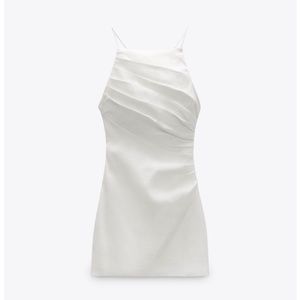 White Linen Zara Dress